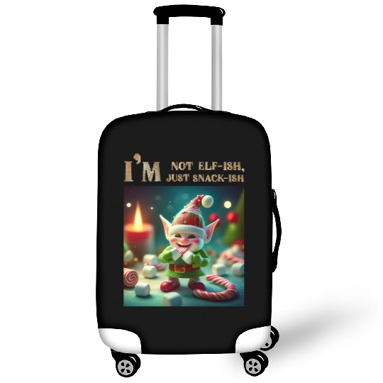 Snack-ish Elf Luggage Covers