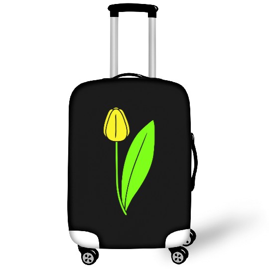 Yellow Tulip Beautiful Flower Pretty Spring Summer Luggage Covers