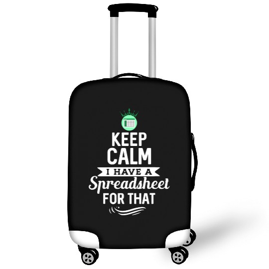 Funny Excel Spreadsheets Lover 2 Luggage Covers