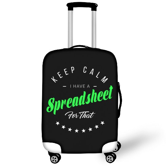 Funny Excel Spreadsheets Lover 5 Luggage Covers