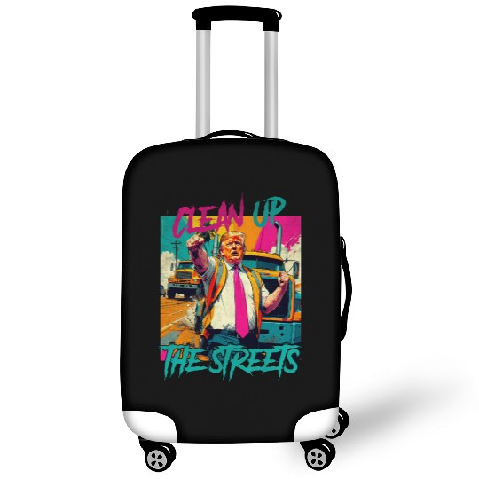 Clean up the streets Trump vintage Luggage Covers