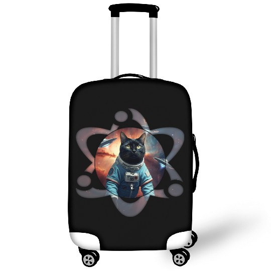 Space Cat Science Luggage Covers