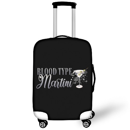 Blood Type Martini Cocktail Bartender Luggage Covers