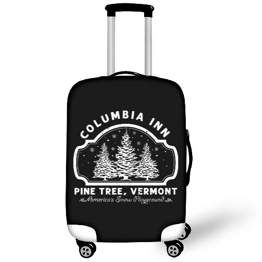 Columbia Inn Pine Tree Vermont White Christmas Luggage Covers