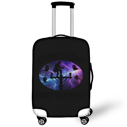 Storm Chasing Ghost Whisperer – Lineman Halloween Luggage Covers