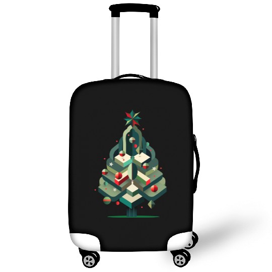 Modern Christmas tree - elegance for the holidays Luggage Covers