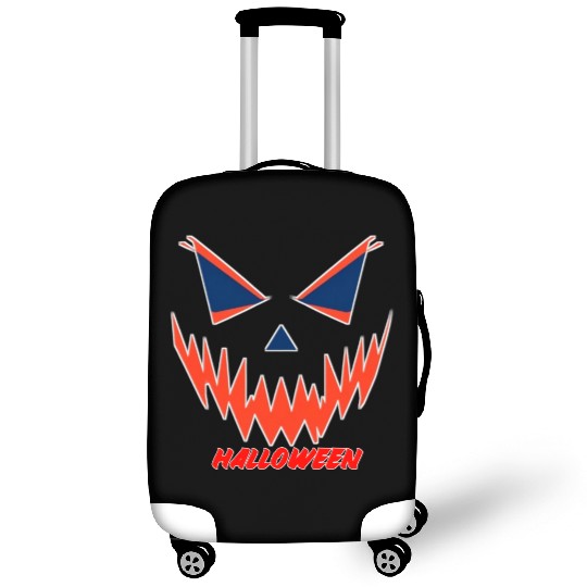 Scary faceHalloween design Luggage Covers