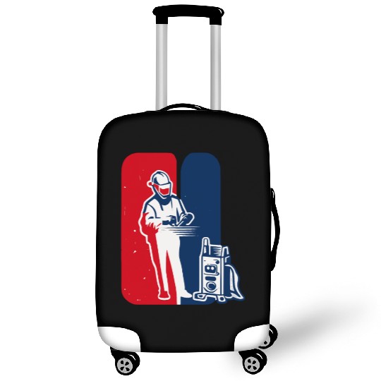 major league welder sticker Iconic Welder Design T Luggage Covers