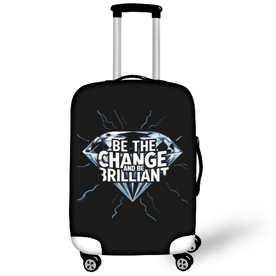 Be The Change and Be Brilliant Luggage Covers