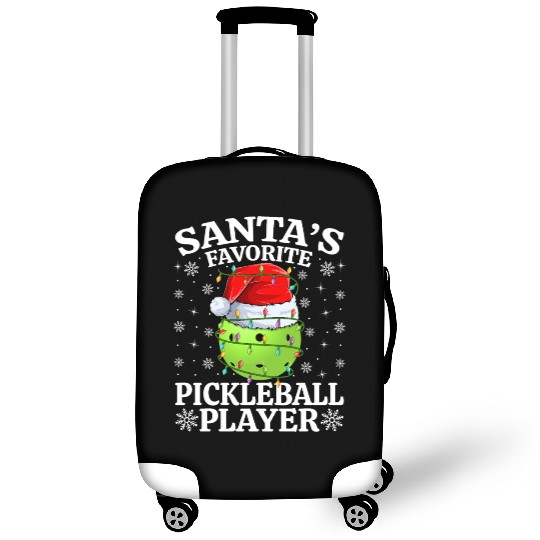Santa's Favorite Pickleball Player Luggage Covers