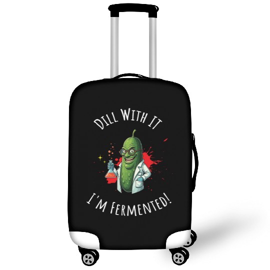 Best pickle lover, mad scientist Luggage Covers design