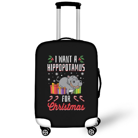 I Want A Hippopotamus For Christmas- Holidays Gift Luggage Covers