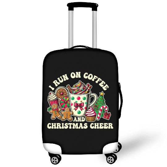 I Run on Coffee and Christmas Cheer Luggage Covers