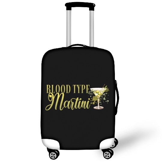 Blood Type Martini Cocktail Bartender Luggage Covers