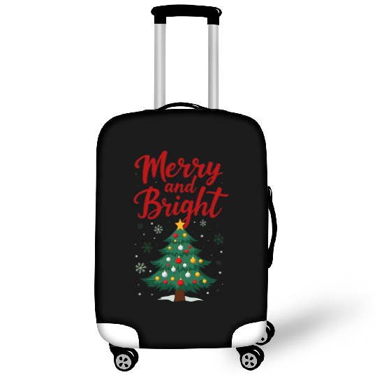 Merry And Bright - Merry Christmas Luggage Covers