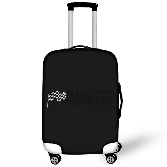 Pit Crew Auntie Race Birthday Family Racing Auntie Luggage Covers
