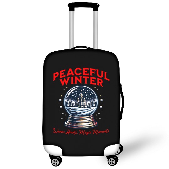 Peaceful Winter - Snow Globe Serenity Luggage Covers