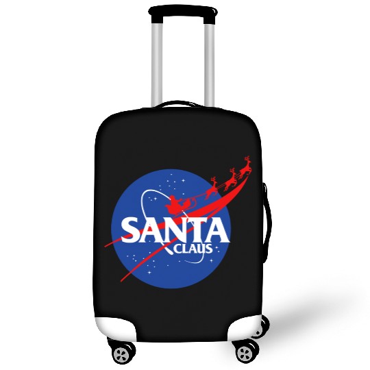 Santa claus funny parody nasa Luggage Covers