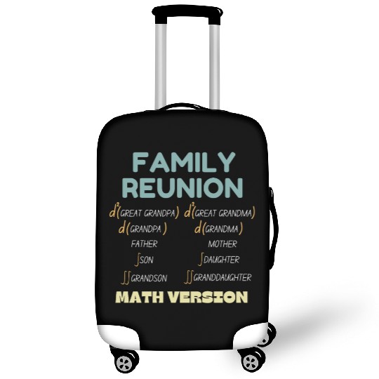 Family reunion funny math equation family members Luggage Covers