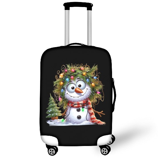 Christmas Merry Christmas For Gift Snowman Luggage Covers