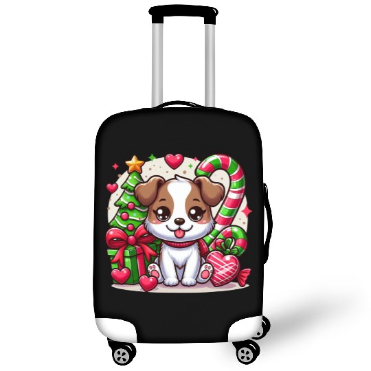 FUNNY CHRISTMAS DOG Luggage Covers