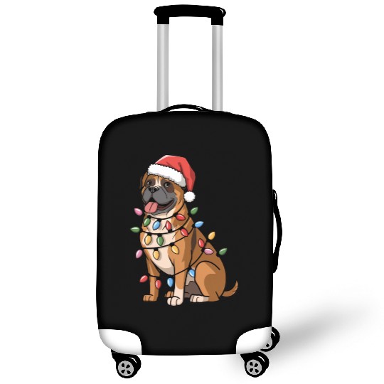 Cane Corso Christmas Lights Xmas Dogs Gifts Luggage Covers