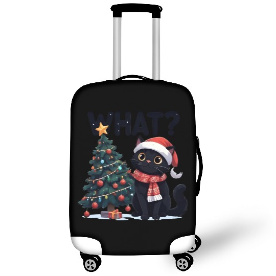 FUNNY CHRISTMAS CAT Luggage Covers