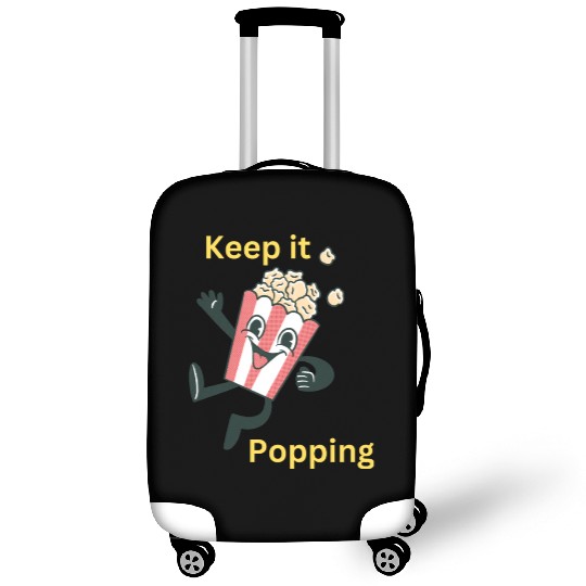 Keep it popping! Popcorn Character! Luggage Covers