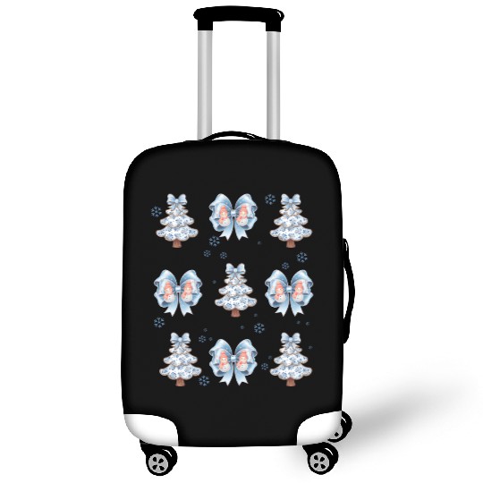 Christmas Coquette Bow, Merry Christmas Luggage Covers