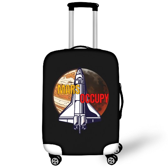 Mars Occupy -Rocket & Planet Space Design Luggage Covers