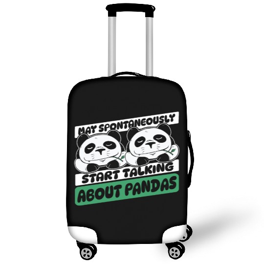 Spontaneously Start Talking About Panda Friend Luggage Covers