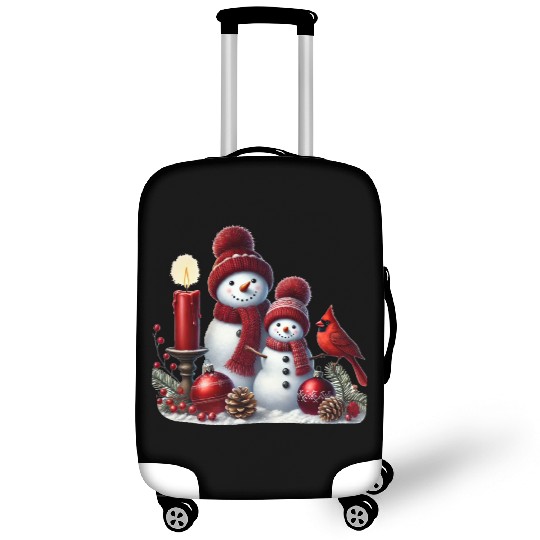 Snowman Christmas, Funny Snowman Luggage Covers