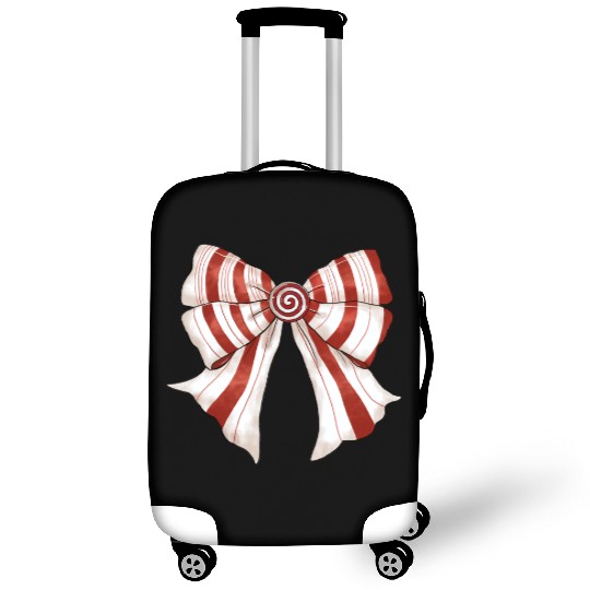Christmas Coquette Bow, Cute Christmas Luggage Covers