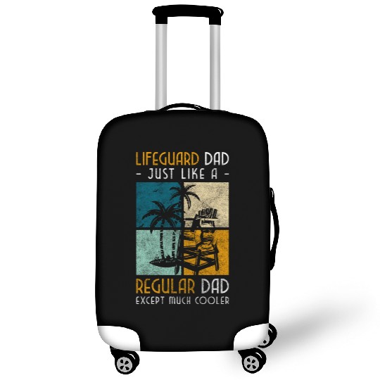 Lifeguard Edge Of The Pool Swimming Luggage Covers