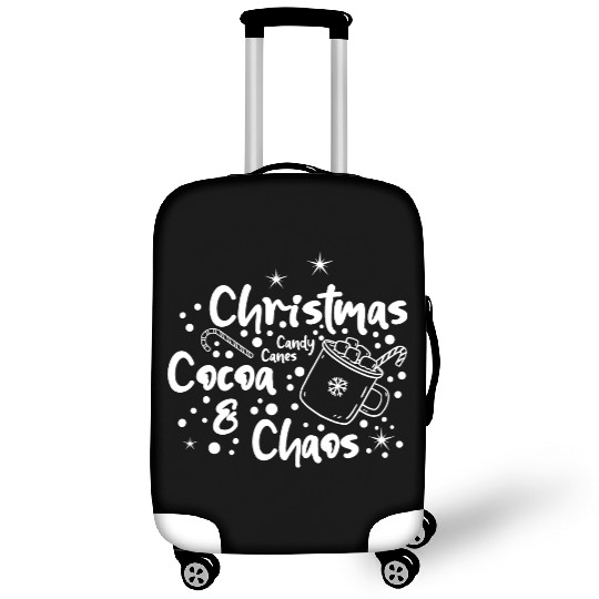 Christmas, Cocoa, Candy Canes, and Chaos Luggage Covers