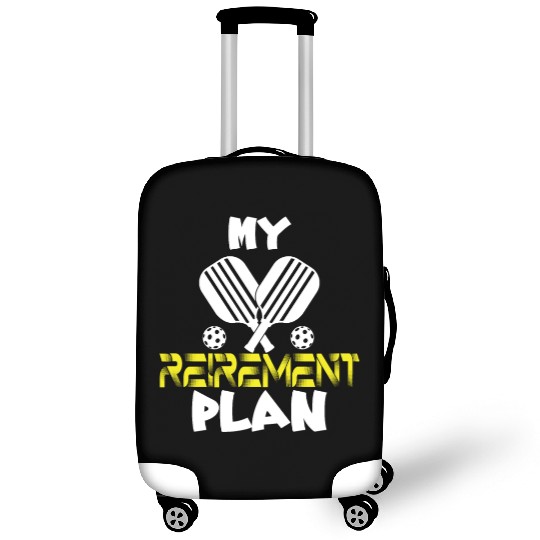 My Retirement Plan Funny Pickleball Slogan Luggage Covers