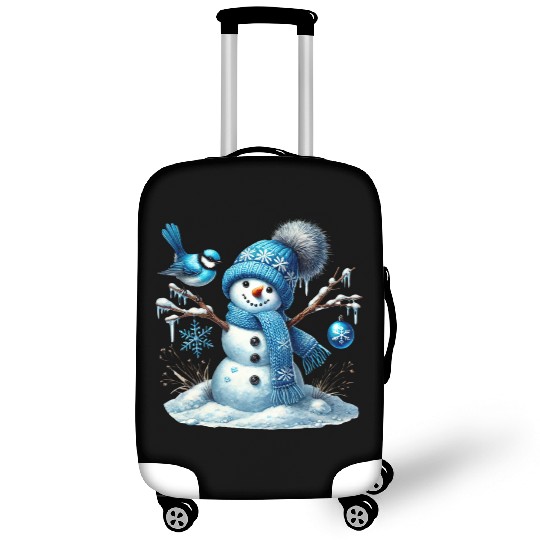Snowman Christmas, Funny Snowman Luggage Covers