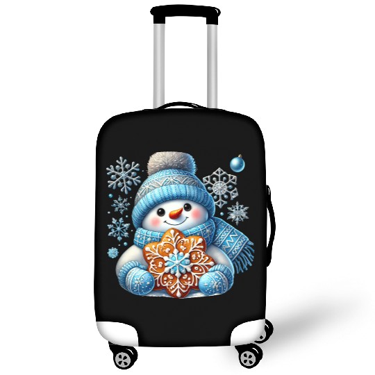 Snowman Christmas, Funny Snowman Luggage Covers