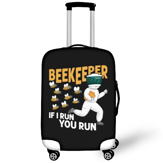 Beekeeper If I Run, You Run Beekeeping Apiarist Luggage Covers