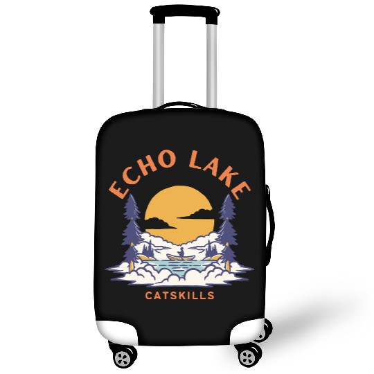 Echo Lake Catskills Wilderness Graphic Luggage Covers