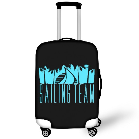 Sailing Team Ship Sun Palm Trees Sunset Sunrise Luggage Covers