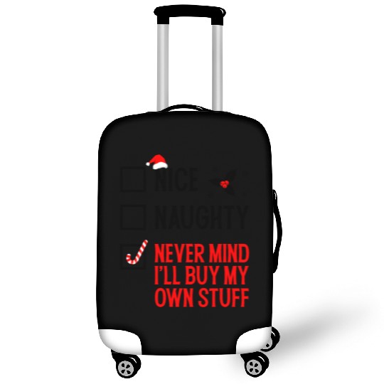 Nice Naughty Funny Holiday Luggage Covers
