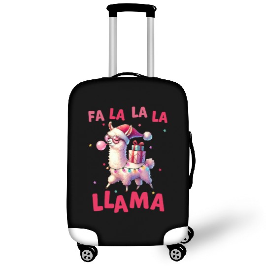 Fa La La La Llama, Merry Christmas Luggage Covers