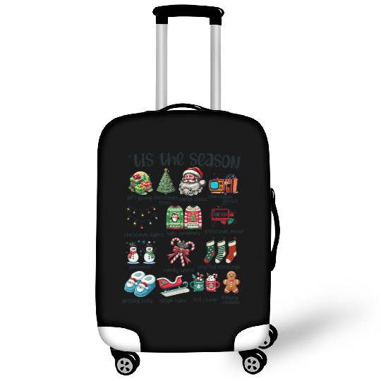 Tis The Season Low Luggage Covers
