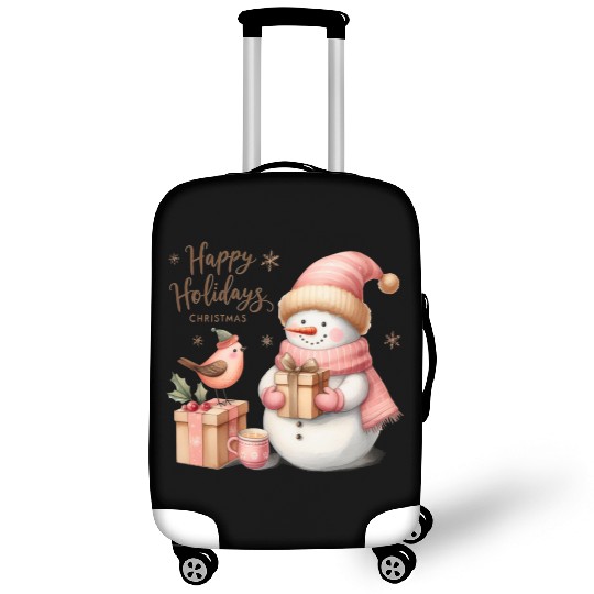 Happy Holidays, Merry Christmas Luggage Covers