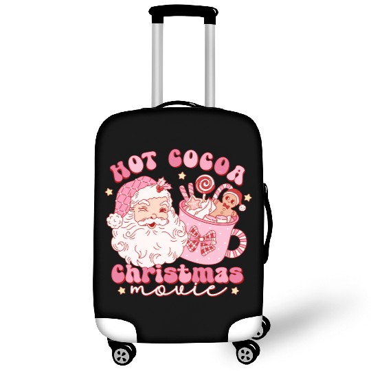 Hot cocoa Christmas movie Luggage Covers