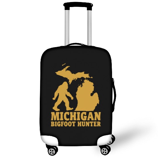 Michigan Bigfoot Hunter - Sasquatch enthusiasts Luggage Covers