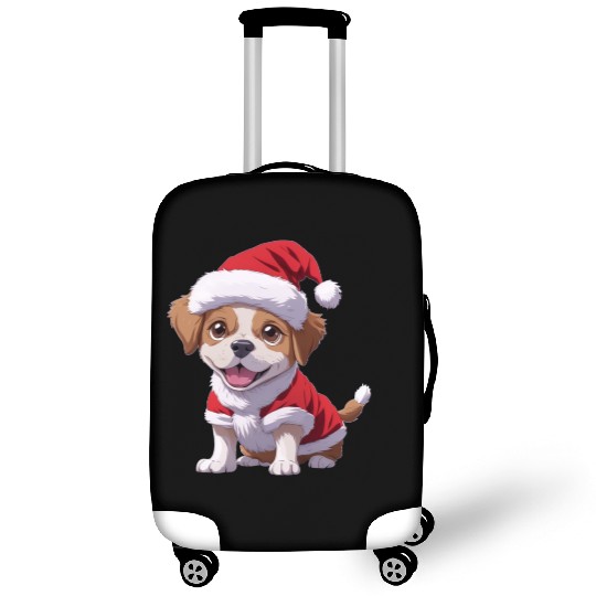 Santa Paws: The Cutest Christmas Puppy Luggage Covers