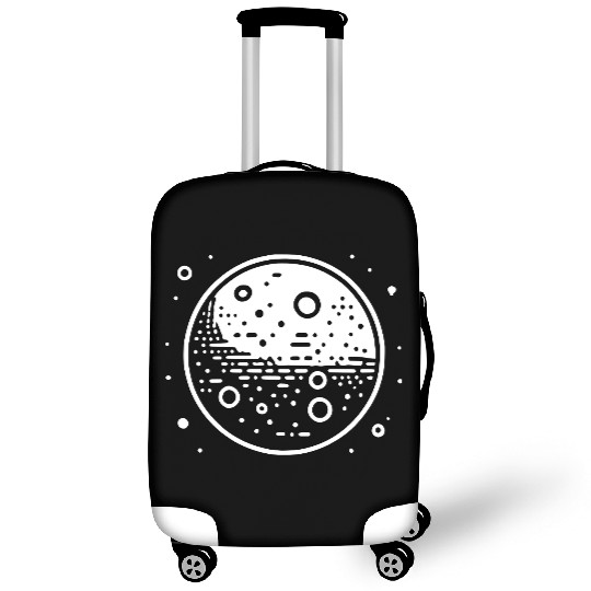 Minimalistic Vector Mars Planet path3 Luggage Covers