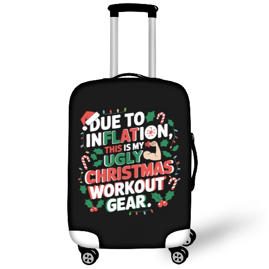 Inflation-Proof Christmas Workout Luggage Covers